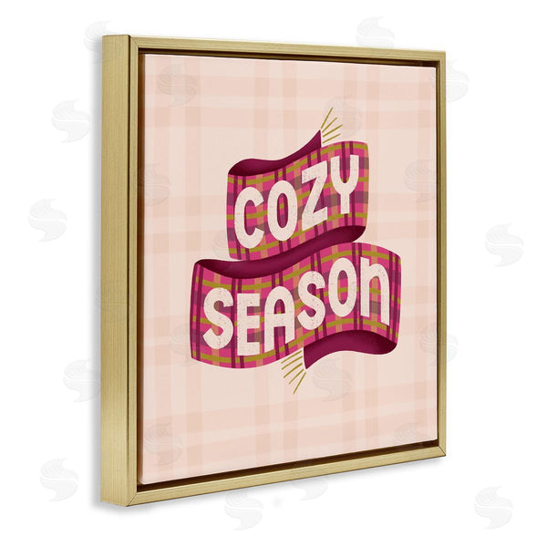 Stupell Industries Sarah Hickman | Cozy Season Scarf On Plaid
