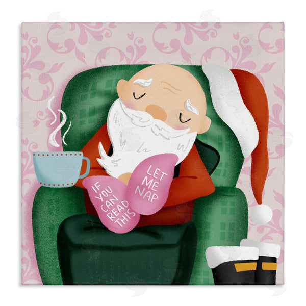 stupell industries Sarah Hickman | Cozy Sleeping Santa Claus