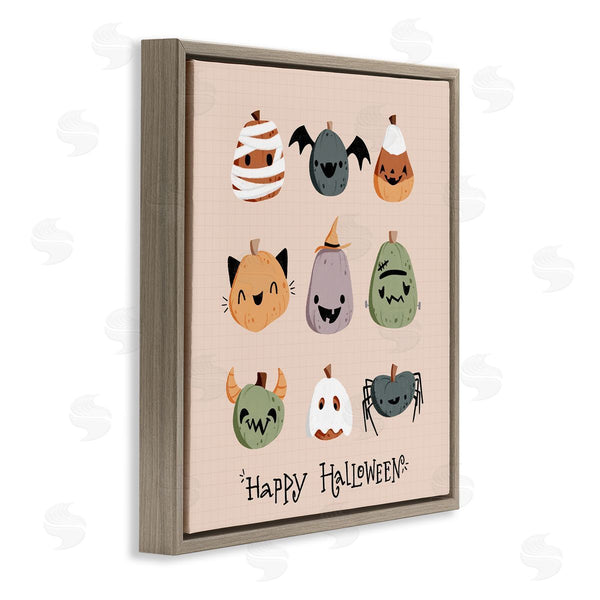 Stupell Industries Sarah Hickman | Cute Halloween Costume Pumpkins