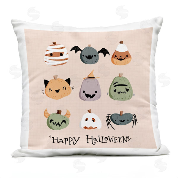 Stupell Industries Sarah Hickman | Cute Halloween Costume Pumpkins Printed Throw Pillow