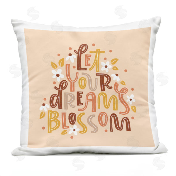 Stupell Industries Sarah Hickman | Earthy Let Your Dreams Blossom Printed Throw Pillow