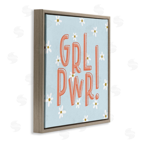 Stupell Industries Sarah Hickman | Girl Power With Daisy Patterns