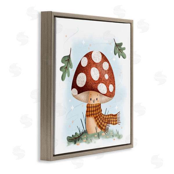 Stupell Industries Sarah Hickman | Happy Mushroom In Scarf