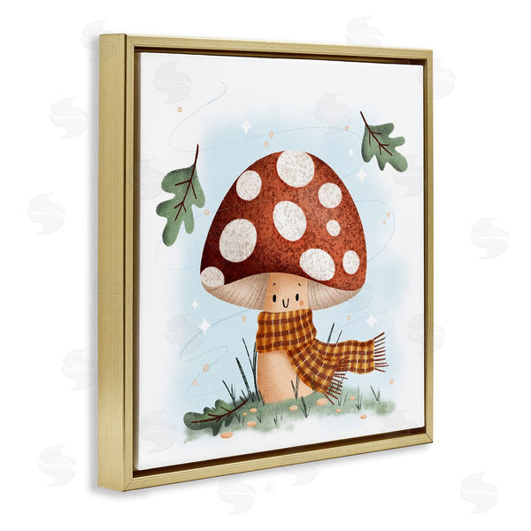 Stupell Industries Sarah Hickman | Happy Mushroom In Scarf