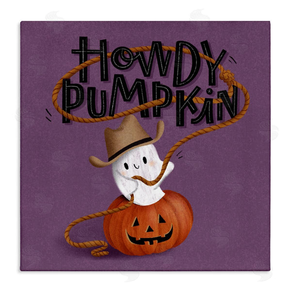 stupell industries Sarah Hickman | Howdy Pumpkin Western Ghost