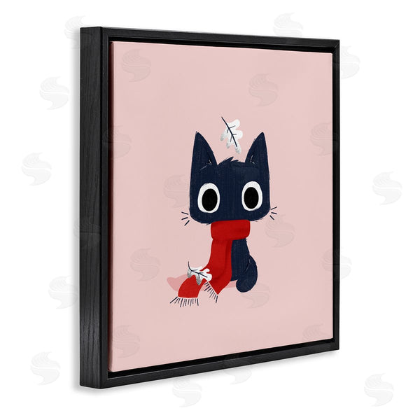 Stupell Industries Sarah Hickman | Little Kitten In Scarf