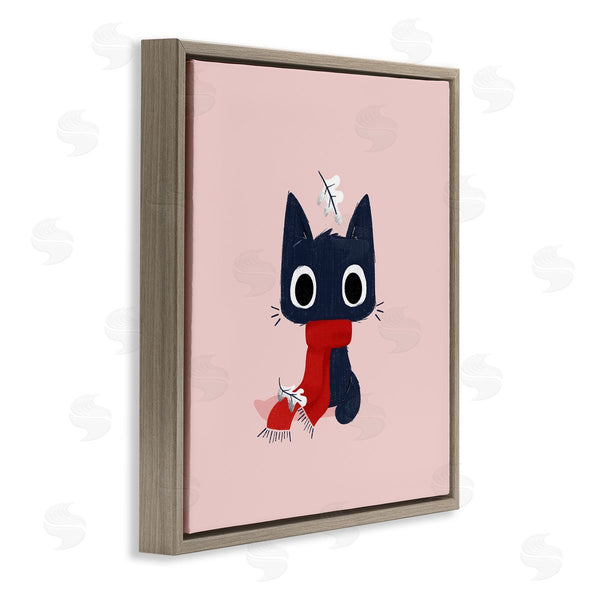Stupell Industries Sarah Hickman | Little Kitten In Scarf