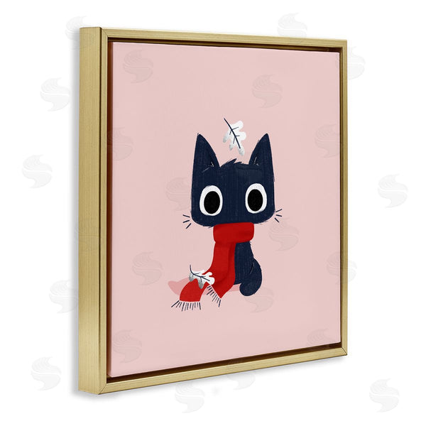 Stupell Industries Sarah Hickman | Little Kitten In Scarf