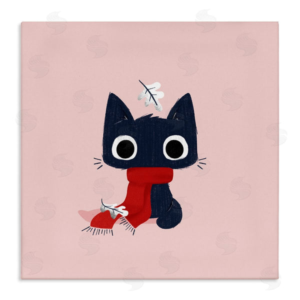 stupell industries Sarah Hickman | Little Kitten in Scarf