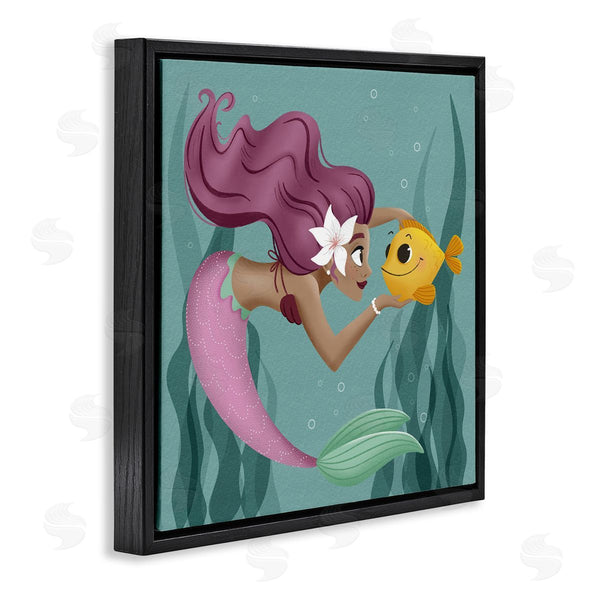 Stupell Industries Sarah Hickman | Mermaid & Fish Friends