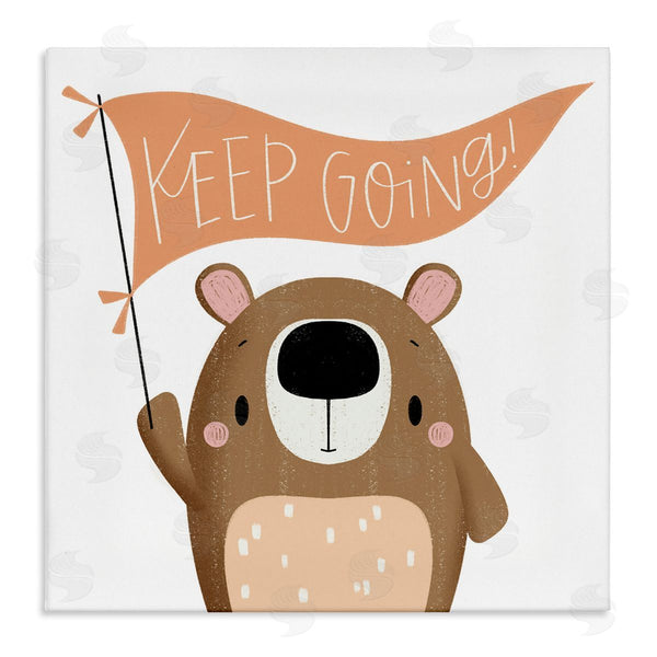 stupell industries Sarah Hickman | Motivational Bear Keep Going