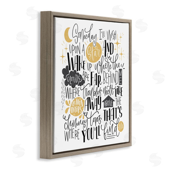 Stupell Industries Sarah Hickman | Over The Rainbow Poem