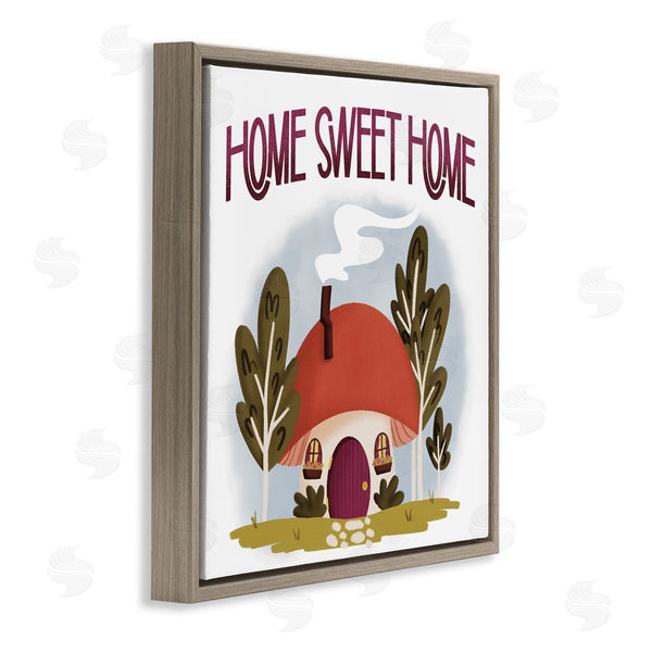 Stupell Industries Sarah Hickman | Sweet Home Mushroom Cottage