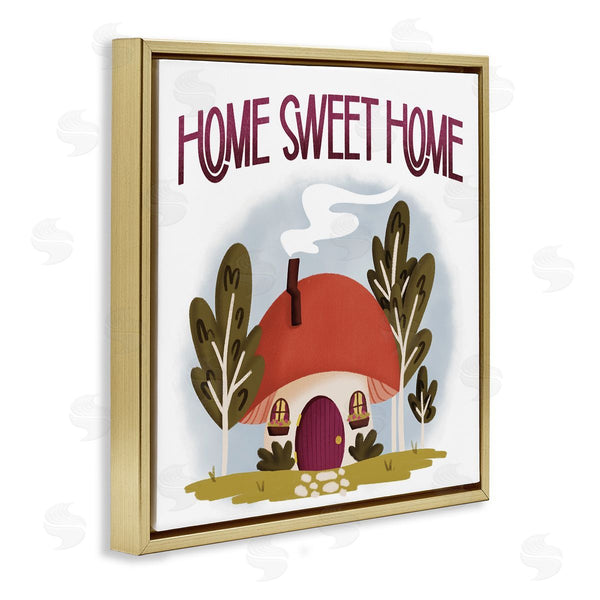 Stupell Industries Sarah Hickman | Sweet Home Mushroom Cottage