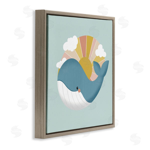 Stupell Industries Sarah Hickman | Whale & Sunshine Rays