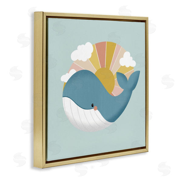 Stupell Industries Sarah Hickman | Whale & Sunshine Rays