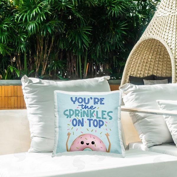 Stupell Industries Sarah Hickman | You're The Sprinkles On Top Printed Throw Pillow