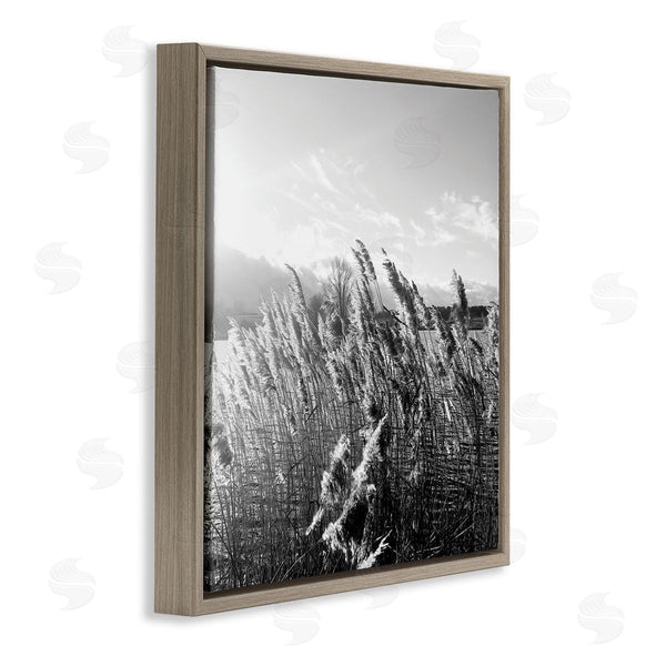 Stupell Industries Sarah Jane | Tall Grass Lake Water Landscape
