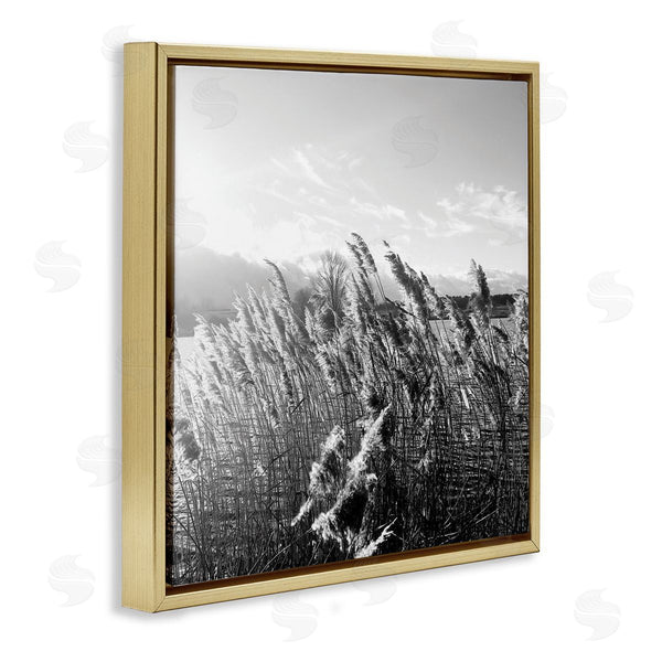Stupell Industries Sarah Jane | Tall Grass Lake Water Landscape