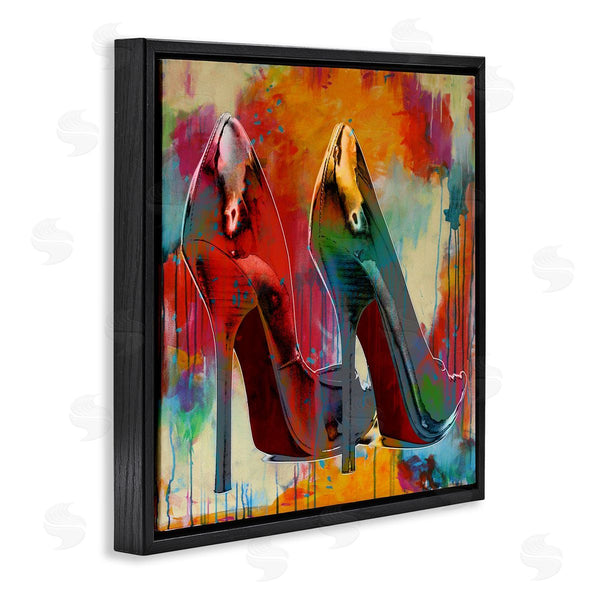 Stupell Industries Sarah McGuire | Urban Style Glam Heels Wall Art