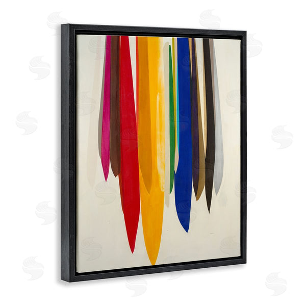 Stupell Industries Sarah Stockstill | Rainbow Ribbons Abstract Shapes