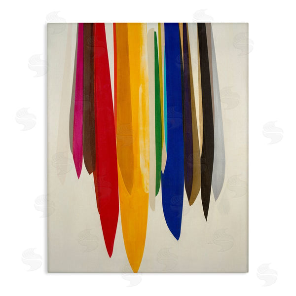 stupell industries Sarah Stockstill | Rainbow Ribbons Abstract Shapes