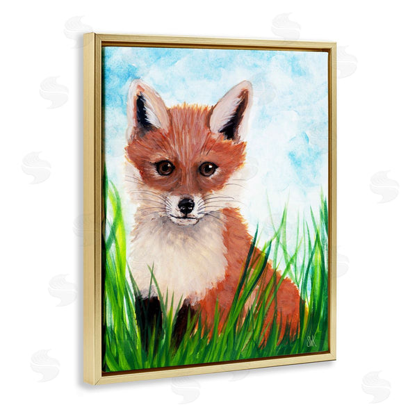 Stupell Industries Sarah Waldron Kimball | Baby Fox In Grass