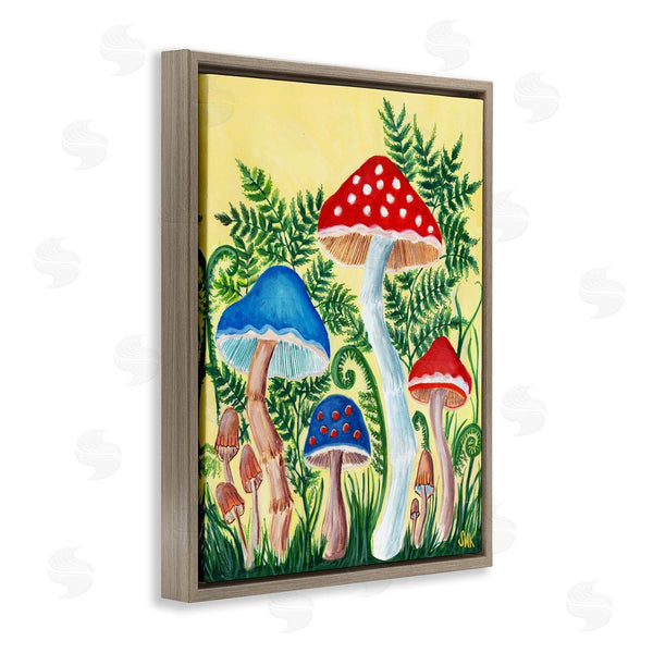 Stupell Industries Sarah Waldron Kimball | Fungi Garden Mushroom Sprouts