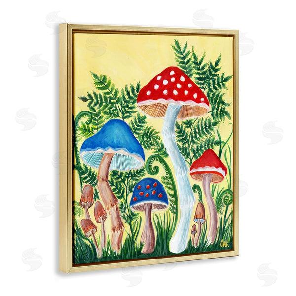 Stupell Industries Sarah Waldron Kimball | Fungi Garden Mushroom Sprouts