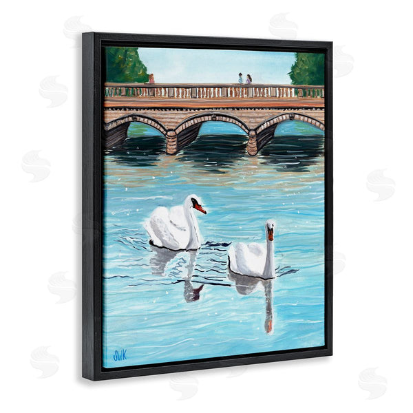 Stupell Industries Sarah Waldron Kimball | Park In The City Swans