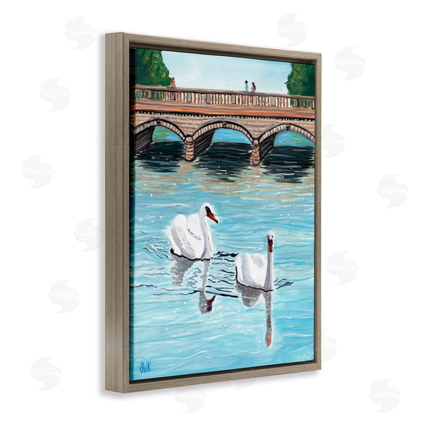 Stupell Industries Sarah Waldron Kimball | Park In The City Swans