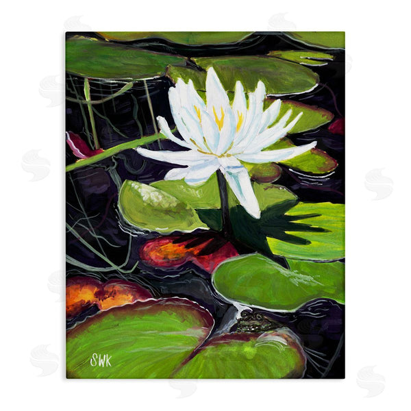 stupell industries Sarah Waldron Kimball | Pond Waterlily Surprise