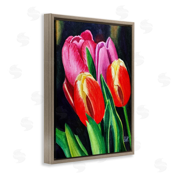 Stupell Industries Sarah Waldron Kimball | Spring Tulips In Red