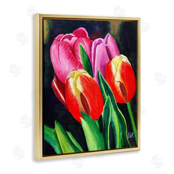 Stupell Industries Sarah Waldron Kimball | Spring Tulips In Red