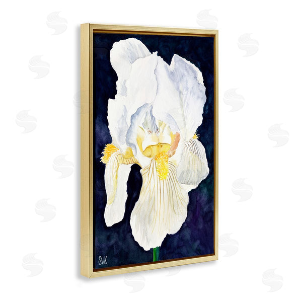 Stupell Industries Sarah Waldron Kimball | White Iris Petals Wall Art