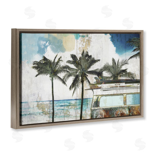 Stupell Industries Sasha | Beach Day Retro Vacation Wall Art