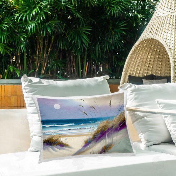 Stupell Industries Sasha | Beach Dunes Serenity Printed Throw Pillow