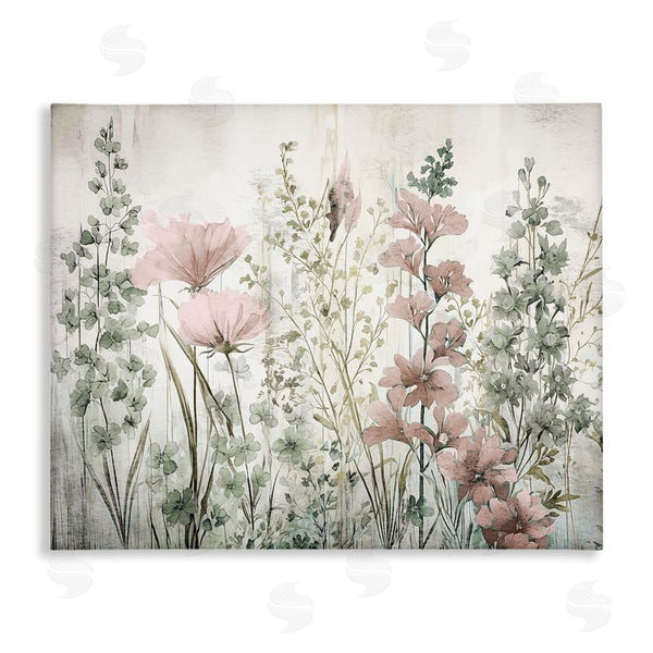 stupell industries Sasha | Blush Wildflower Sprigs Wall Art
