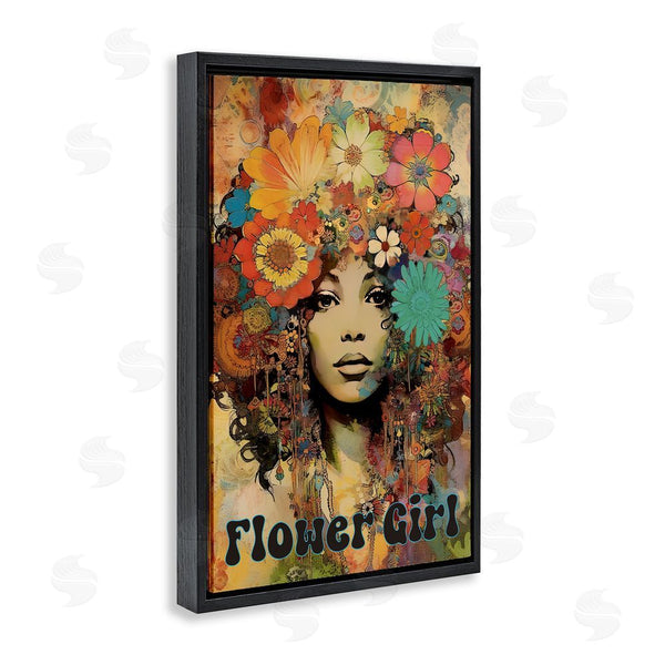 Stupell Industries Sasha | Bohemian Flower Girl Wall Art