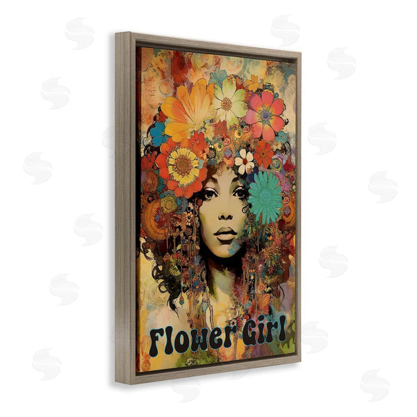 Stupell Industries Sasha | Bohemian Flower Girl Wall Art