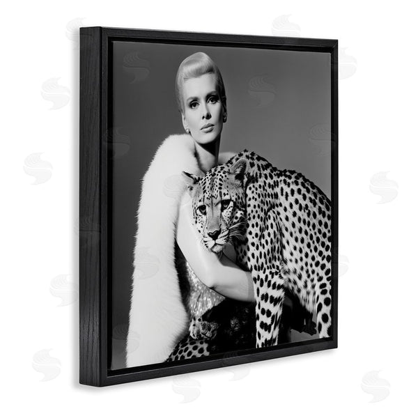 Stupell Industries Sasha | Cat Woman Cheetah Portrait Wall Art