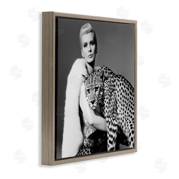 Stupell Industries Sasha | Cat Woman Cheetah Portrait Wall Art