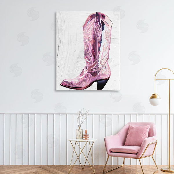 Stupell Industries Sasha | Cowgirl Cinderella's Boot Wall Art