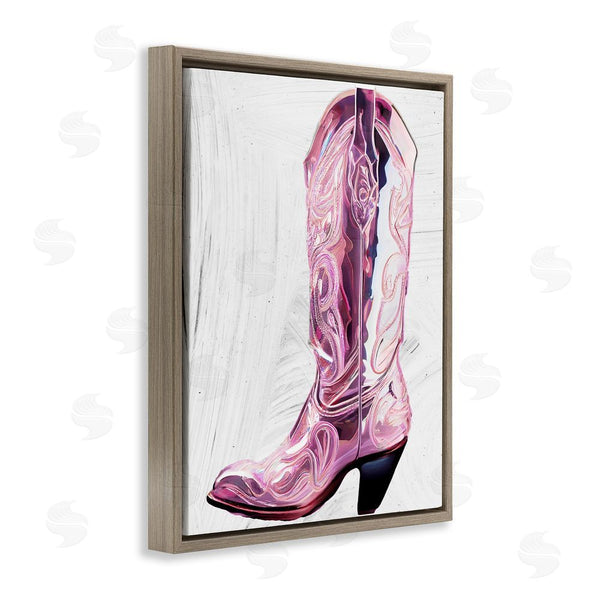 Stupell Industries Sasha | Cowgirl Cinderella's Boot Wall Art