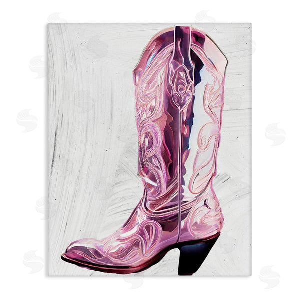 stupell industries Sasha | Cowgirl Cinderella's Boot Wall Art