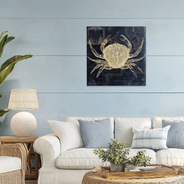 Stupell Industries Sasha | Crab Contour Over Map Wall Art