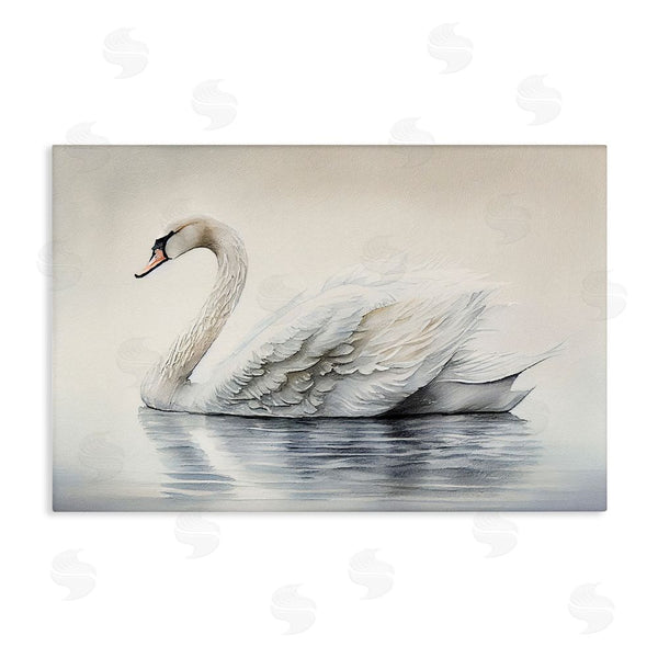 stupell industries Sasha | Elegant Floating Swan Wall Art