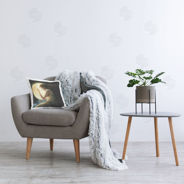 Stupell Industries Sasha | Ethereal Moon Love Printed Throw Pillow