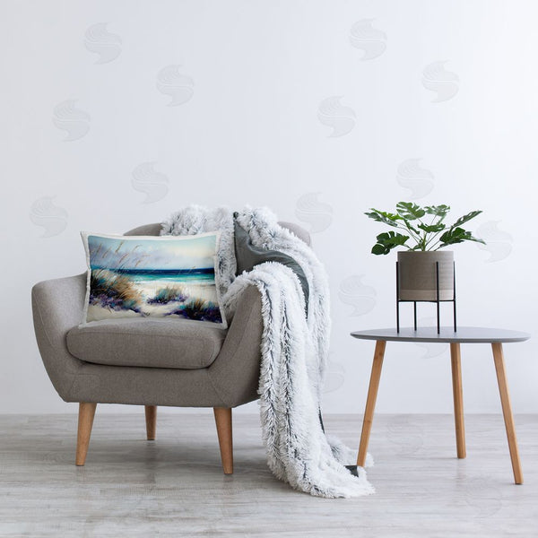 Stupell Industries Sasha | Euphoria Beach Dunes Printed Throw Pillow