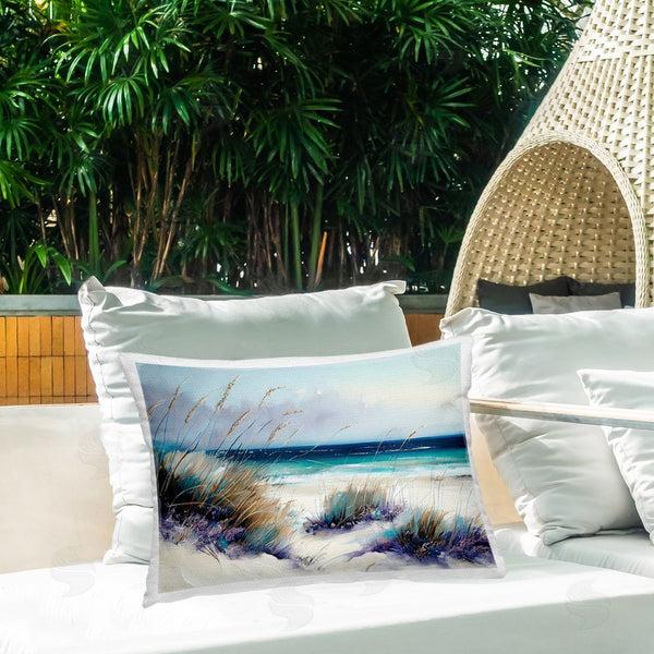 Stupell Industries Sasha | Euphoria Beach Dunes Printed Throw Pillow